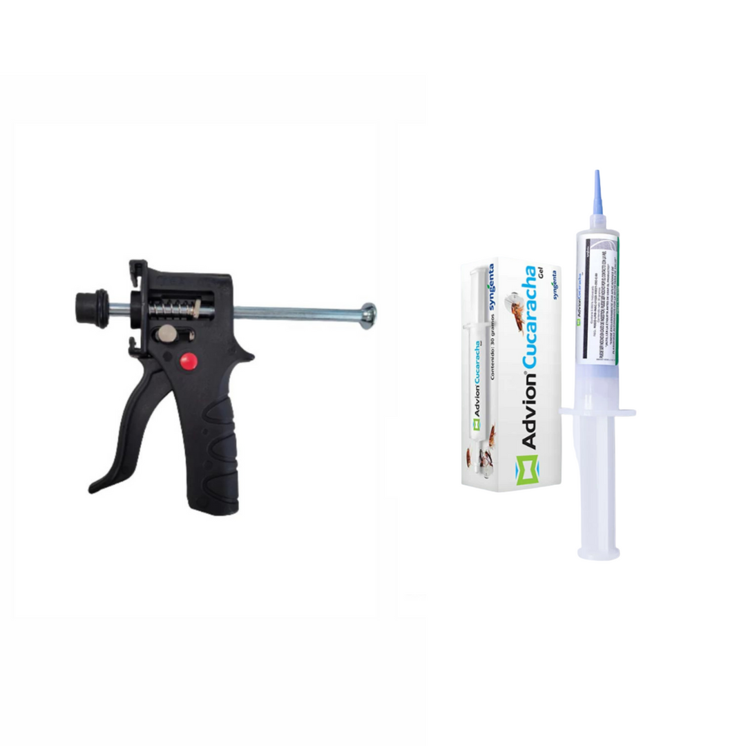 Pack Gel Cucarachas Advion + Pistola Aplicadora