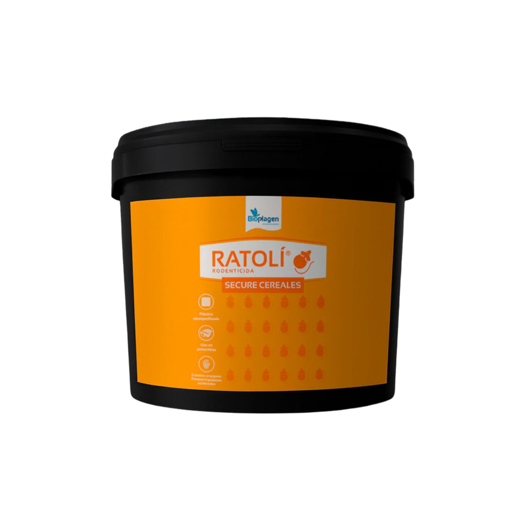 Biocidas - Ratolí Rodenticida Secure Cereals 3 Kg (sacos de 25 gramas)