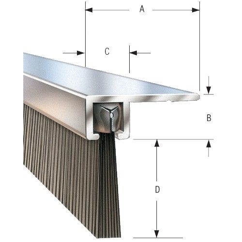 Exclusores planos anti-roedores para portas