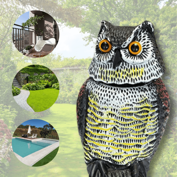 Buho Espantapajaros Casa y jardín Remi