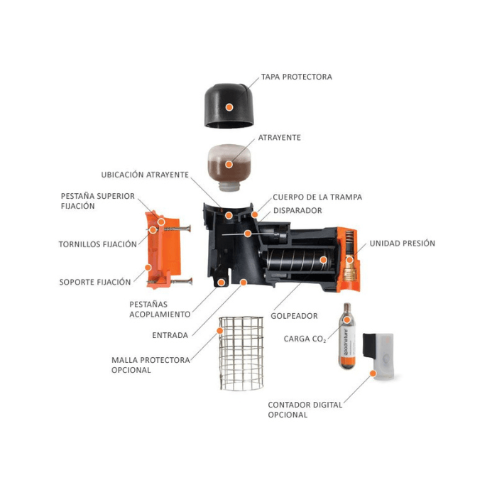 Kit Trampa Goodnature A24 con Contador Casa y jardín Multiplag | Tienda Productos Anti Plagas