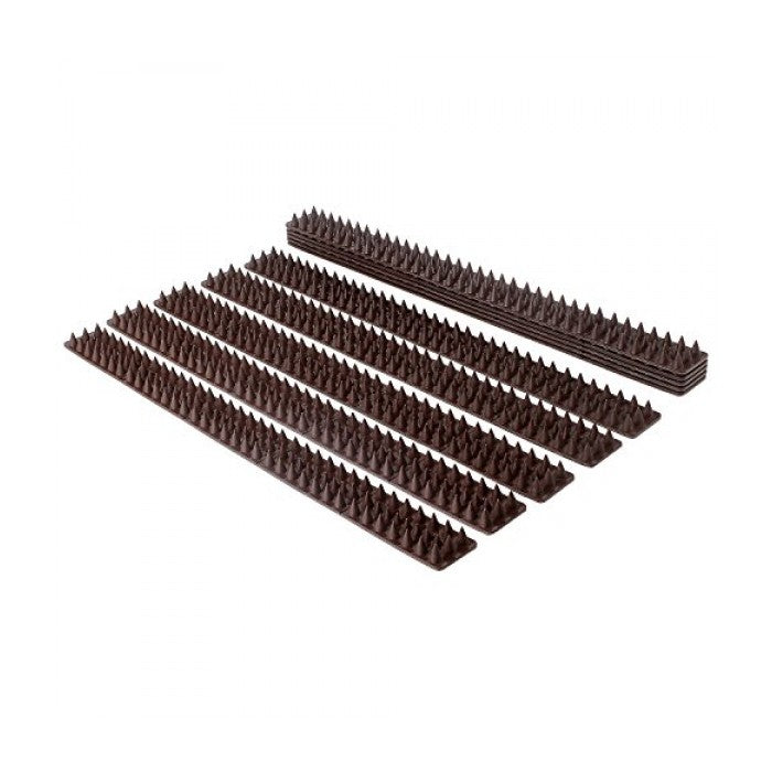 Pinchos Plástico Anti Palomas y Gatos (Marrón) Remi