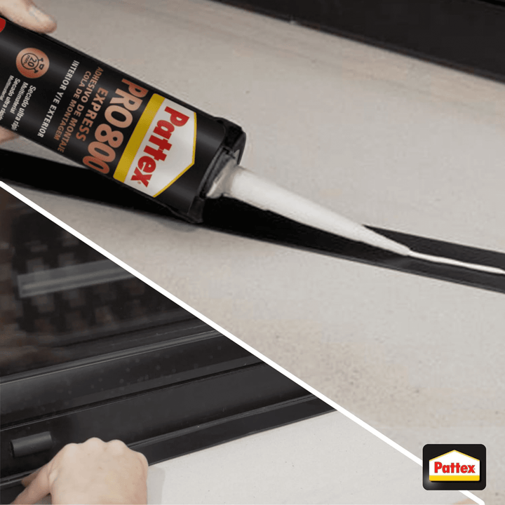 Pattex PRO 800 - Silicona Express secado ultra rápido