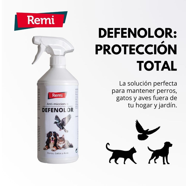 DEFENOLOR anti micciones para perros, gatos y palomas