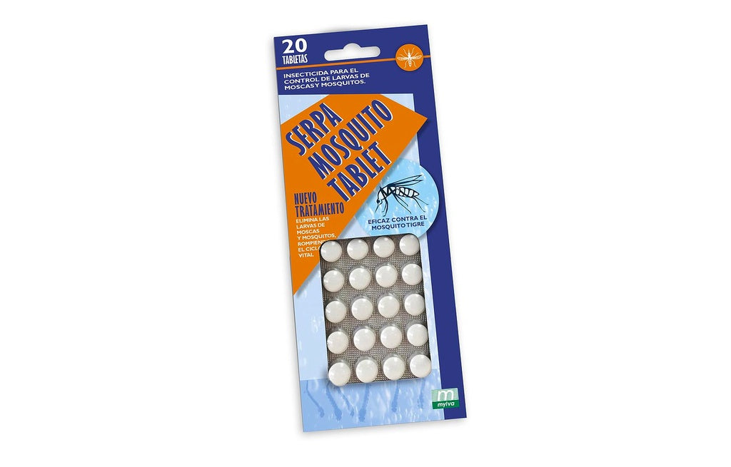 Serpa Mosquito Tablet - Larvicida mosquitos 20 comprimidos