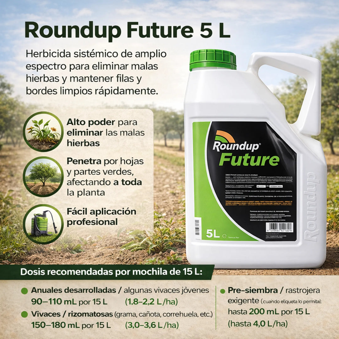 Herbicida Roundup Future Glifosato 5L