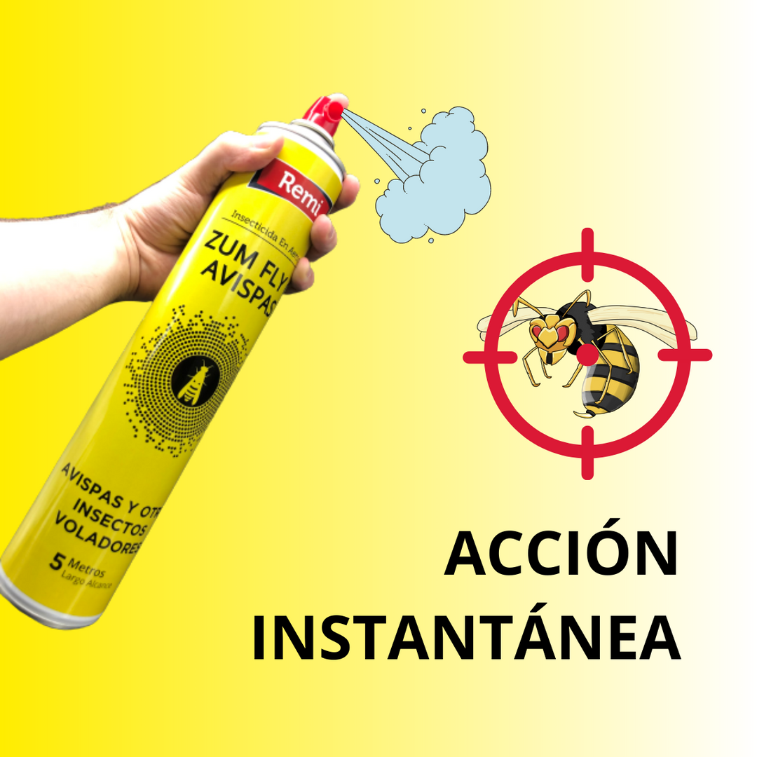 Remi - Spray Insecticida avispas, avispón y avispa asiática 750 ml