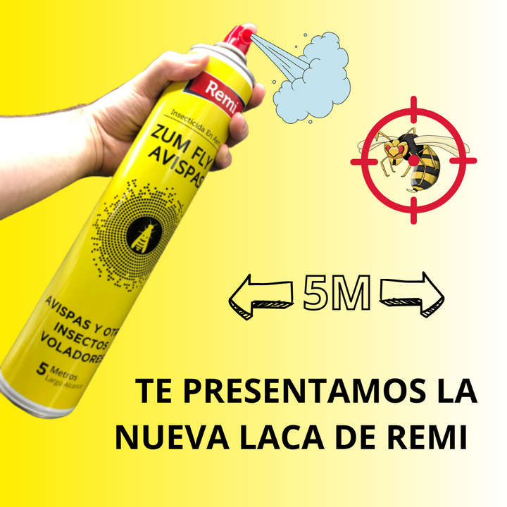 Remi - Spray Insecticida avispas, avispón y avispa asiática 750 ml