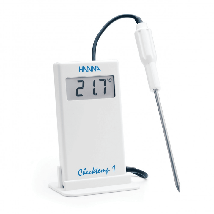 Hanna - CHECKTEMP 1 Termómetro de bolsillo con sonda de penetración y 1m cable