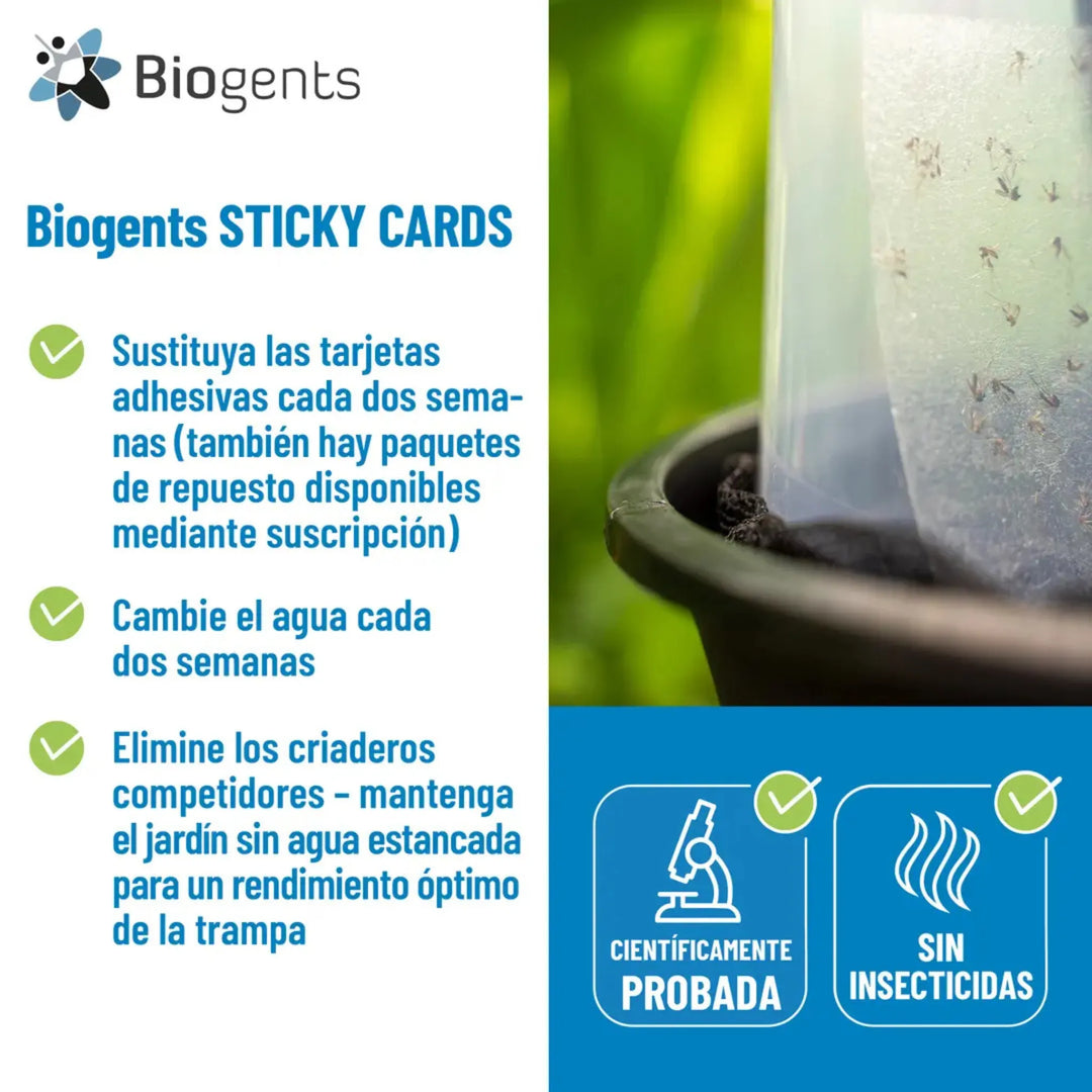 Recambios originales para trampas Biogents BG-GAT 10 unidades