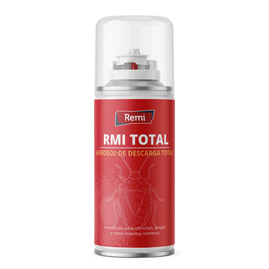 Descarga Total Insecticida de Remi para chinches, pulgas, cucarachas y otros insectos rastreros y voladores.
