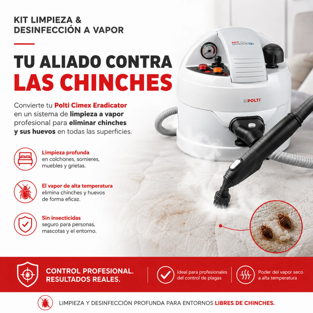 Accesorios de limpieza para Polti Cimex Eradicator