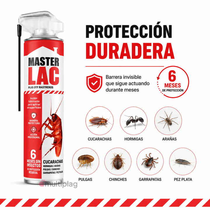 Laca insecticida Masterlac PLUS DTF contra insectos rastreros