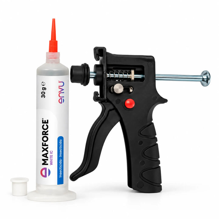 Maxforce White IC es un gel insecticida para cucarachas con imidacloprid, de gran poder atrayente, acción rápida y eficacia prolongada durante varios meses.