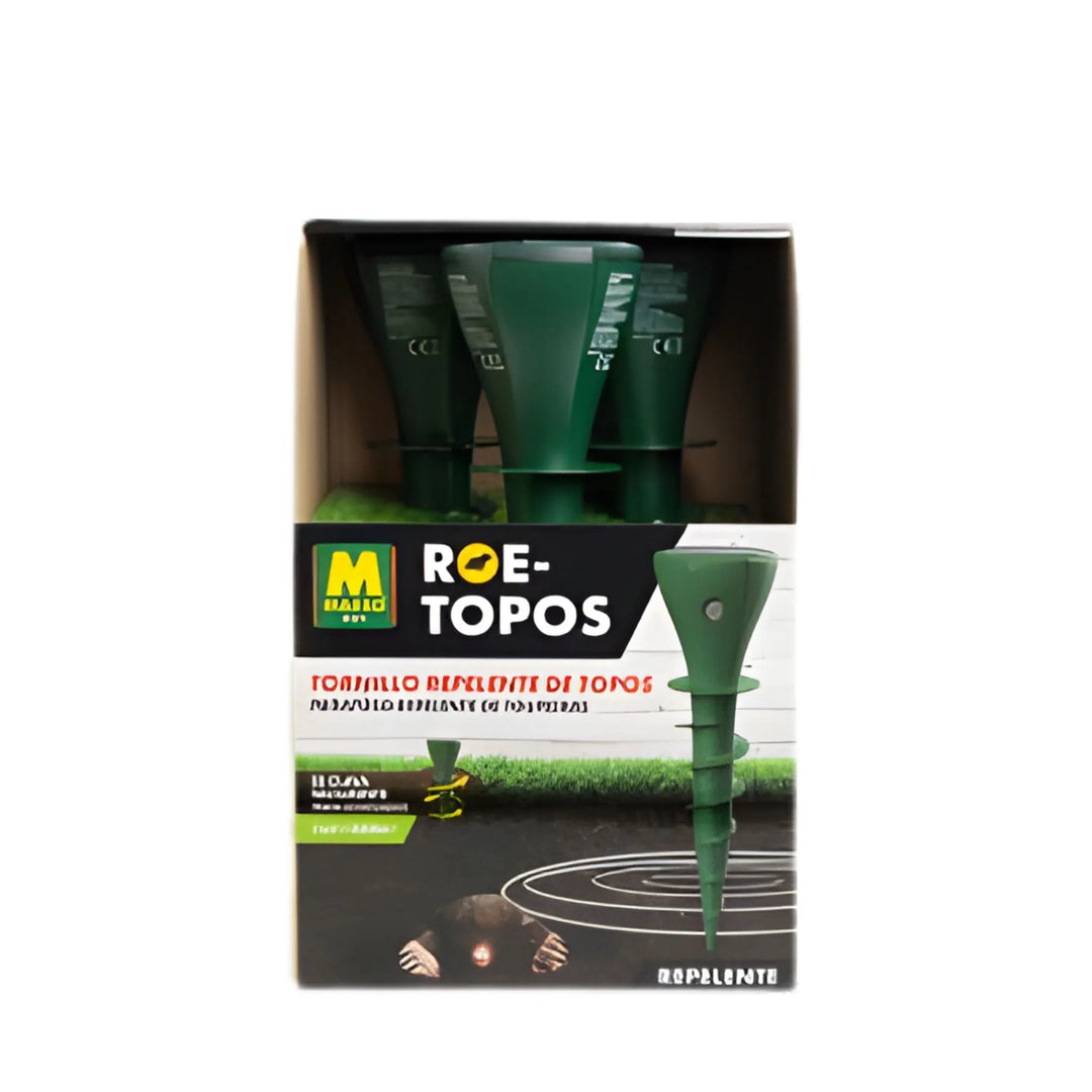 Massó - Tornillo Repelente de Topos Solar ROE 3 unidades 650 m²