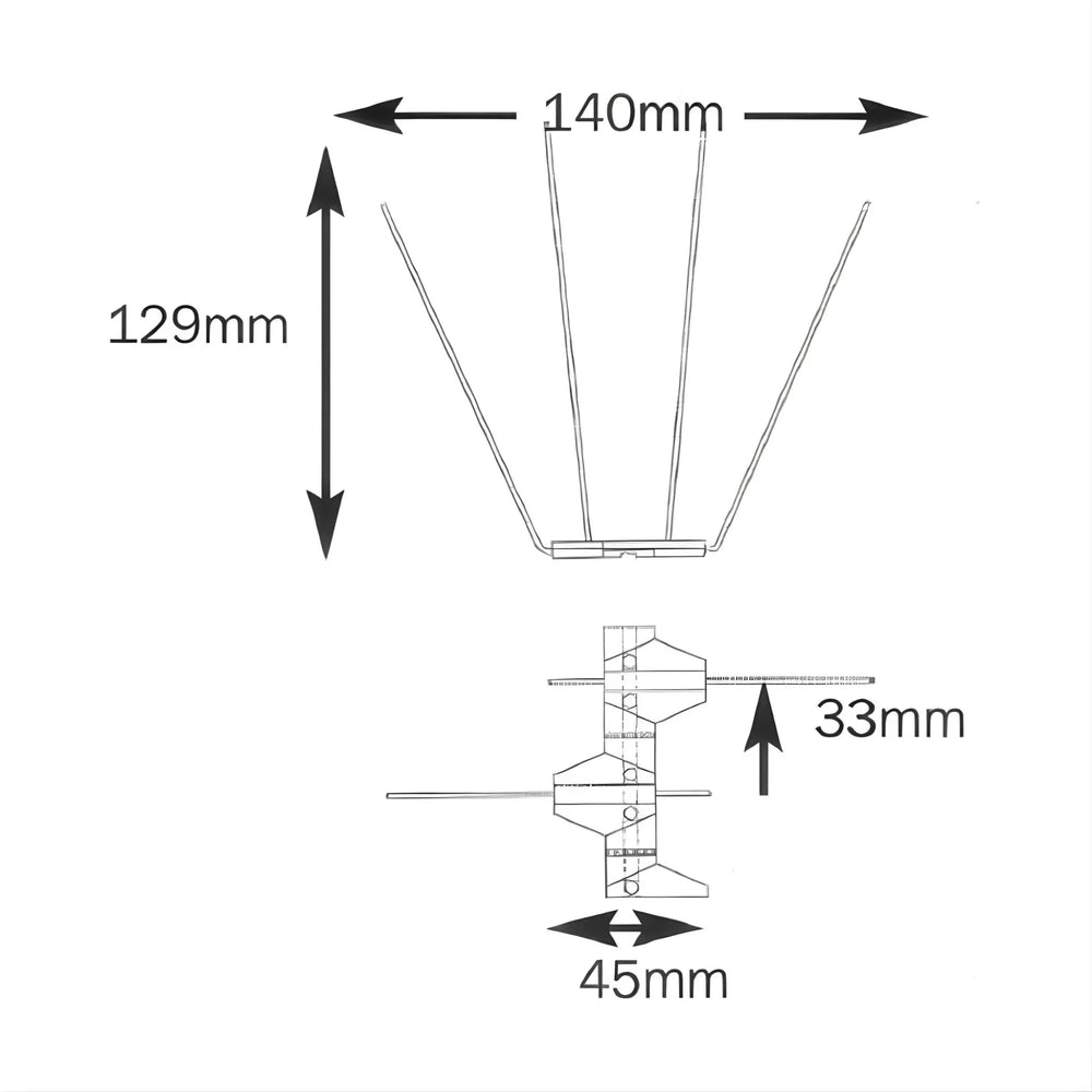 Pinchos para Gaviotas 5 metros Sistema Antiaves de Alta Densidad - Avipoint P20