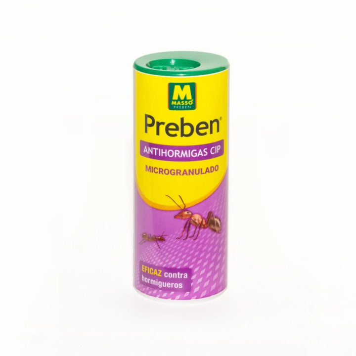 Microgranulado 500 g y 250 g especialmente preparados para el control de hormigas. De efecto inmediato y larga duración.