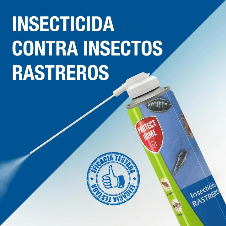 Insecticida que elimina instantáneamente y con efecto prolongado cucarachas, hormigas y todo tipo de insectos rastreros 400 ml