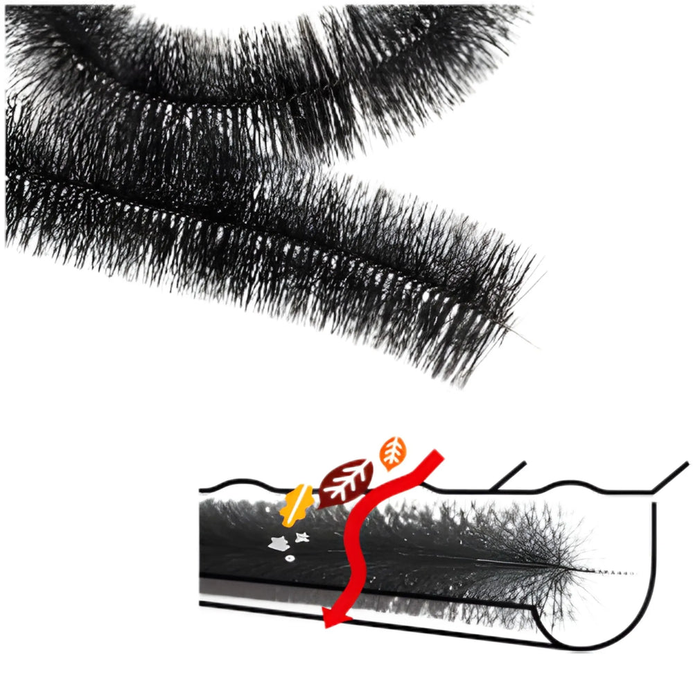 Protector de Canalones 3 m – Cepillo Espiral Flexible Antiobstrucciones