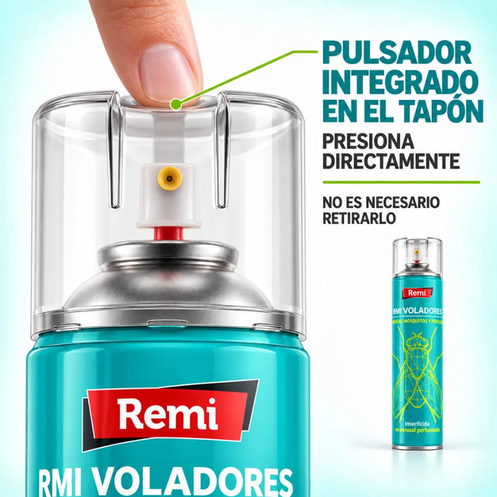 RMI Voladores aerosol insecticida perfumado formato de 600 ml con fragancia a manzana