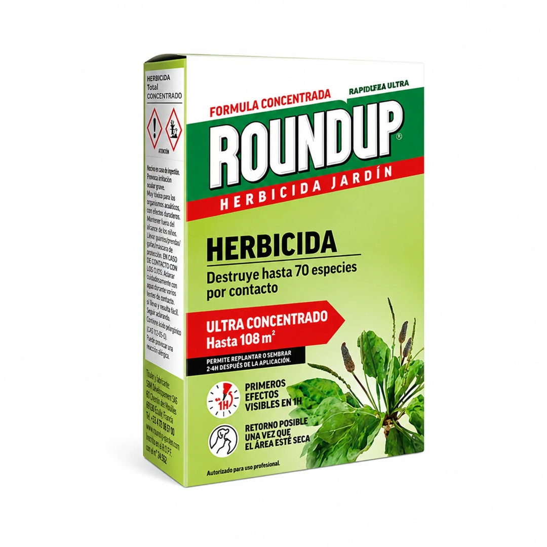 Herbicida Roundup ECO Concentrado 250 ml tratamiento para patios, caminos y jardines