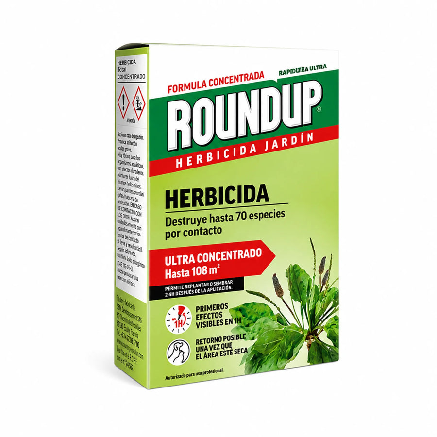 Herbicida Roundup ECO Concentrado 250 ml tratamiento para patios, caminos y jardines