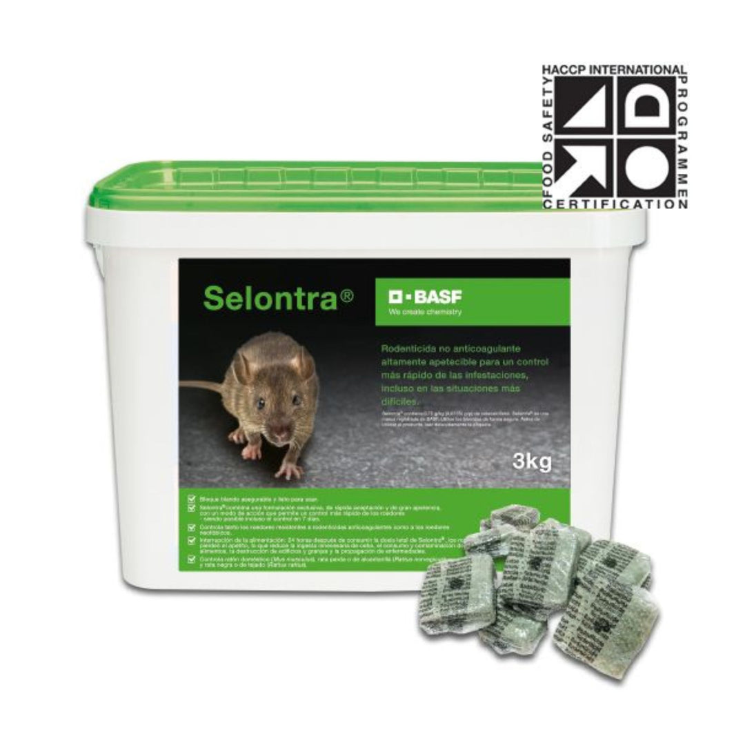Selontra Soft Block 3 kg – Isca Rodenticida com Colecalciferol 0,075%