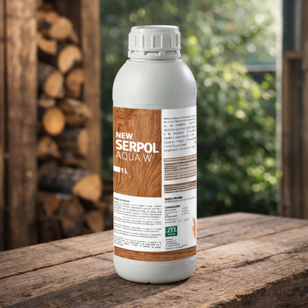 Serpol Aqua W protector madera contra carcoma, termitas y hongos 1 Litro