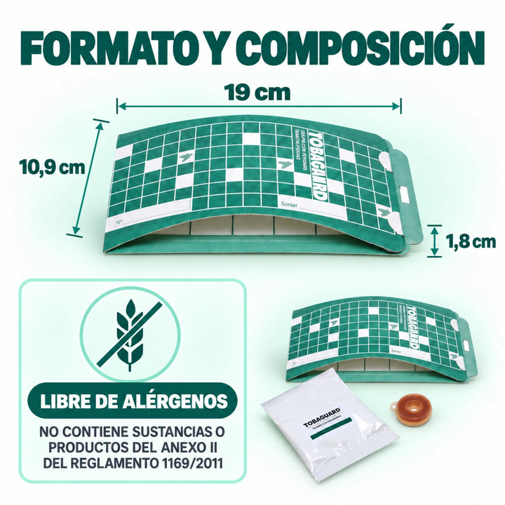 Tobaguard CB/EE 10 uds Trampa para Lasioderma serricorne y Ephestia elutella Plagas del Tabaco