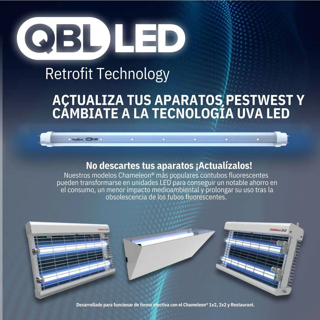 PestWest - Tubo LED QBL 7,1 W T8 45 cm UVA