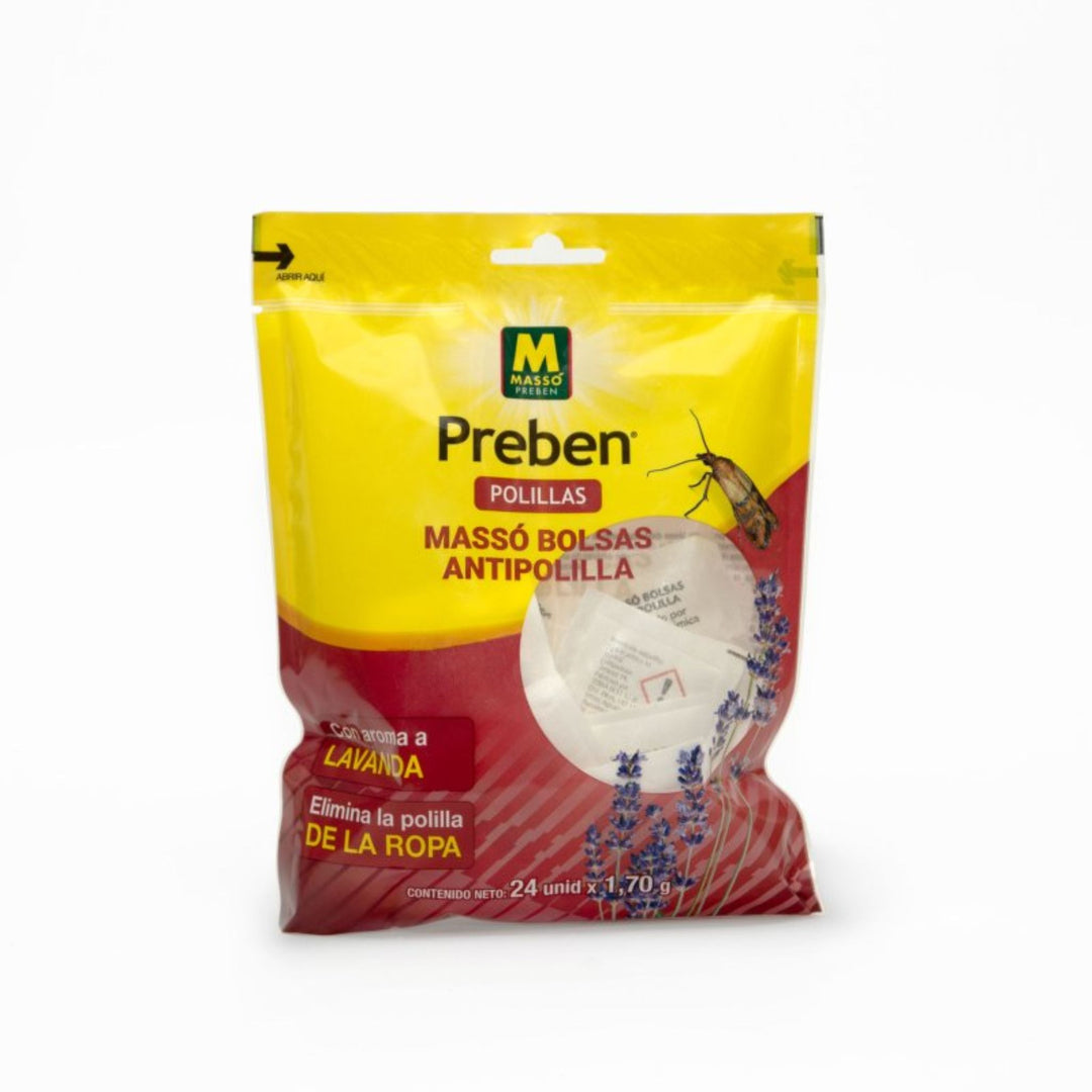 Saco repelente de traças Preben – Proteção para roupa com aroma a lavanda (dura 3 meses)