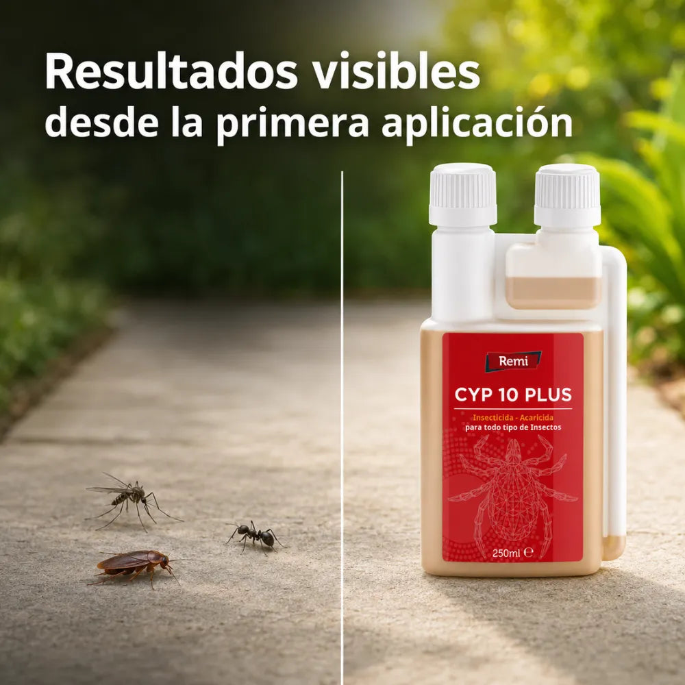 Insecticida Acaricida Concentrado Emulsionable Cipermetrina acaros - Remi Hogar - Remi Hogar