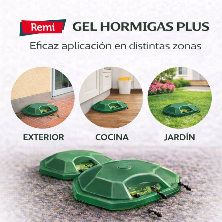 Embalagem de 4 armadilhas de gel para formigas Plus – Controlo eficaz de formigas em ambientes interiores e exteriores
