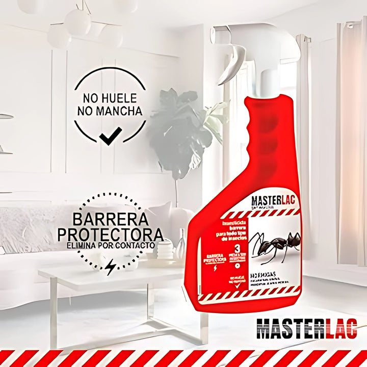 Qimunsa - Masterlac Barreira Inseticida para Eliminação e Prevenção de Insetos 750 ml
