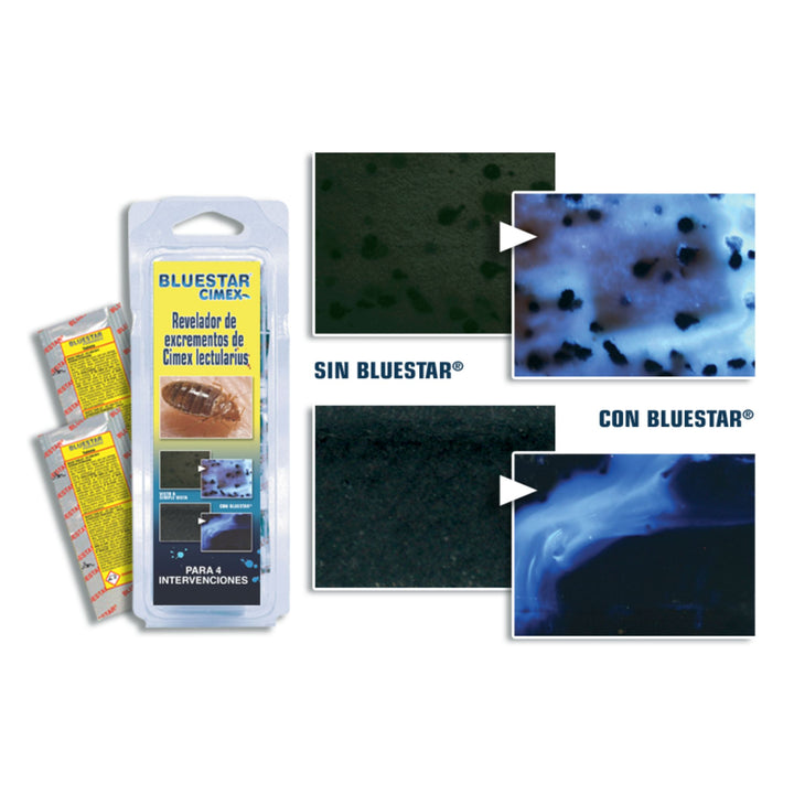 Bluestar Cimex – Detetor de Percevejos Reação de Luz com Hemoglobina