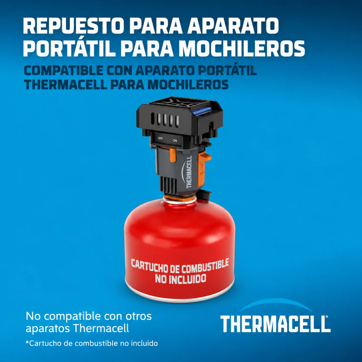 Recambio Thermacell Backpacker PT-19 48H | 12 Pastillas Repelentes de Mosquitos