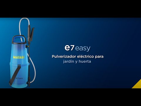 Matabi E7 Easy - Pulverizador elétrico sem bomba para jardim e horta