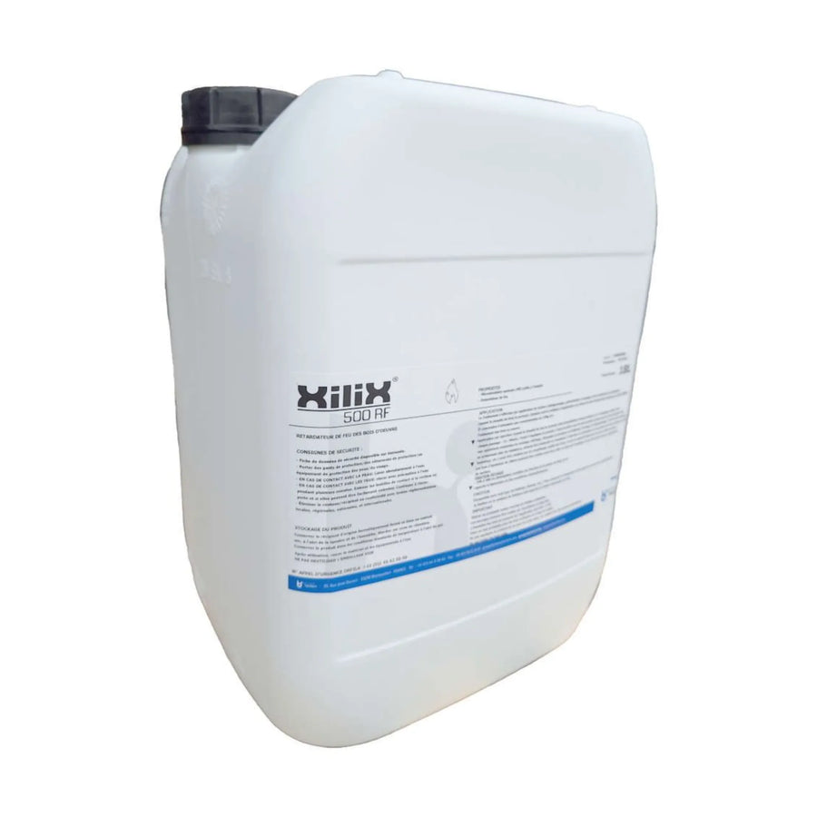 Xilix 500 RF ignífugo madera interior 18 L tratamiento retardante fuego para estructuras y revestimientos